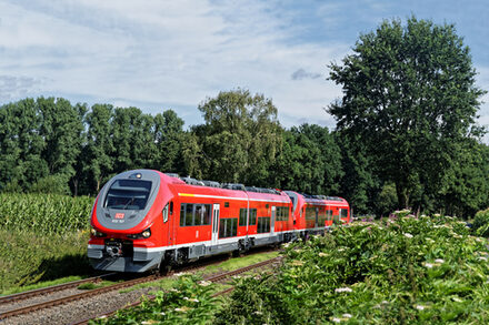 DB Regio mit Triebwagen Baureihe VT 632 PESA Link auf dem Sauerland-Netz
