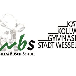Logos von Wilhelm-Busch-Hauptschule und Käthe-Kollwitz-Gymnasium