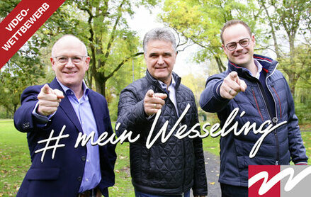 von links: Stephan Rodtmann, Bürgermeister Erwin Esser, Thomas Weibeler