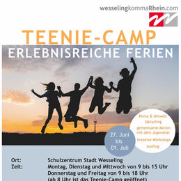 Plakat Teenie-Camp